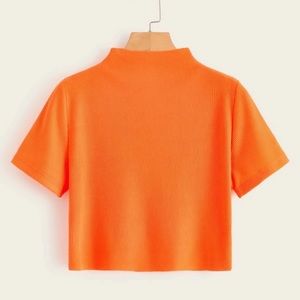 Orange Crop Top